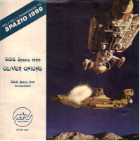 COPERTINA VINILE 45 GIRI - SPAZIO 1999 - OLIVER ONIONS ATVN 432 - ANNI '70