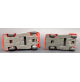 COPPIA Macchinine Mebetoys Ferrari 312 PB - 1/43 - MATTEL -