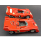 COPPIA Macchinine Mebetoys Ferrari 312 PB - 1/43 - MATTEL -