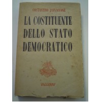 COSTANTINO JANNACCONE - LA COSTITUENTE DELLO STATO DEMOCRATICO - 1945 PISA L-30