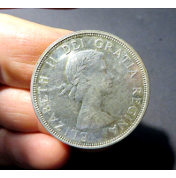 Canada : ARGENTO MONETA COMMEMORATIVA 1 dollaro -  Quebec 1964