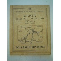 Carta Touring Club Italiano - BOLZANO E DINTORNI - ANNI '20/'30