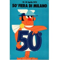 Cartolina 50° Fiera di Milano - 14/25 Aprile 1972 Non viaggiata - PUBBLICITARIA