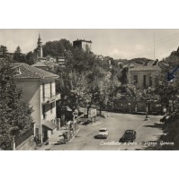 Castelletto d'Orba (Alessandria). Piazza Genova. Distributore AGIP