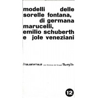 DEPLIANT MODA MODELLI DELLE SORELLE FONTANA MARUCELLI SCHUBERTH VENEZIANI 8-190B