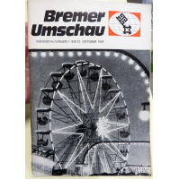 DEPLIANT PUBBLICITARIO - BREMER UMSCHAU - OKTOBER 1969 -