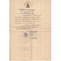 DIPARTIMENTO MARITTIMO IONIO E BASSO ADRIATICO TARANTO - 1939 POSIZIONE MARINAIO