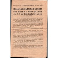 DISCORSO DEL SOMMO PONTEFICE 1952 DA L'OSSERVATORE ROMANO  3-22
