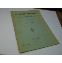 DISPOSIZIONI VALUTARIE E SUL COMMERCIO DELL'ORO 1952 ED. G.PIROLA MILANO L-30