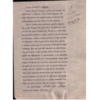 DOC. DEL 1941 AL PODESTA' DI ALASSIO PROTESTE PER NUOVO PIANO REGOLATORE  C6-511