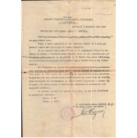 DOC. M.V.S.N. 2a LEGIONE MITRAGLIERI SAVONA NOVEMBRE 1940 CONTRAEREA -   C9-1066