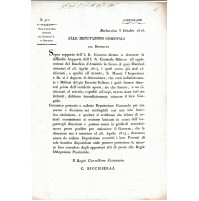 DOCUMENTO BARLASSINA MONZA BRIANZA AMNISTIA A DISERTORI MILITARI 1816  4-153