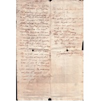 DOCUMENTO DEL 1669 -CHIESA DI S. AGNO - AGNI - ENTRA E LEGGI ! (C7-80)