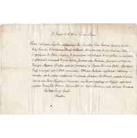 DOCUMENTO DEL 1819 PARROCCHIA DI MONTONERO DIOCESI DI VERCELLI BOLLO SECCO 4-196