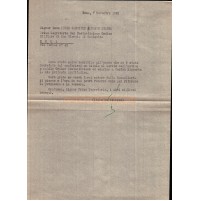 DOCUMENTO DEL 1949 RINGRAZIAMENTO PER ORDINE MILITARE DI S. GIORGIO ANT. C9-1112