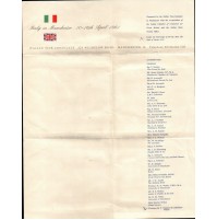 DOCUMENTO ITALY IN MANCHESTER 1961 - VICE CONSOLATO ITALIANO - C4-2100