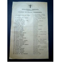 DOCUMENTO POLITICO - ELEZIONI POLITICHE DEMOCRAZIA CRISTIANA ALBENGA - 1960