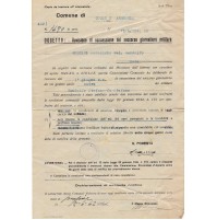 DOCUMENTO REVISIONE CONCESSIONE SOCCORSO GIORNALIERO MILITARE 1942 13-214