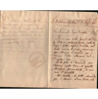 DOCUMENTO SAN BARTOLOMEO DI CERVO IMPERIA - 1915 - ALLUVIONE DEL 1910 DANNI