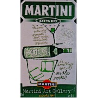 ERICHETTA MARTINI EXTRA DRY - ART GALLERY - EDIZIONE LIMITATA -  C10-972