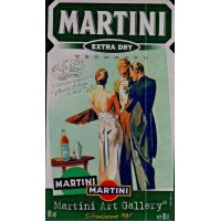 ETICHETTA MARTINI EXTRA DRY - ART GALLERY - EDIZIONE LIMITATA -  C10-973