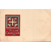 Erinnofilia - Chiudilettera - 1° Reggimento Nizza Cavalleria - Cartolina postale