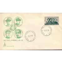 FDC - 50° DEL MARTIRIO - FILZI BATTISTI CHIESA SAURO - 1966