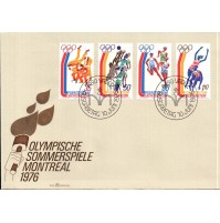 FDC PRIMO GIORNO EMMISSIONE OLYMPISCHE SOMMERSPIELE MONTREAL 1976  C4-669