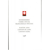 FDC SONDERMARKE - TIMBRE SPECIAL - FRANCOBOLLO SPECIALE CANTON GIURA - JURA 7-86