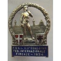 F.G.N.I. XII° CONCORSO GINNASTICO FEDERALE INTERNAZIONALE FIRENZE 1924  (VP)