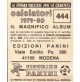 FIGURINA PANINI - CALCIATORI 1979-80 - N. 444 - GENOVA 1898 - C7-508