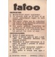 FIGURINA TATOO 1980 - NUOVA CON VELINA - PAPERINO WALT DISNEY