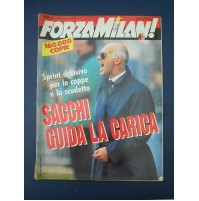 FORZA MILAN - MENSILE UFFICIALE DEI MILAN CLUBS N.4 APR 1990 - SACCHI / STROPPA