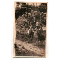 FOTO ANNI '30 - GRUPPO DI PERSONE - AMICI CAMPAGNA SCAMPAGNATA ALPINISTI 