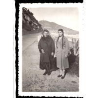 FOTO ANNI '30 - MAMMA E FIGLIA A LAIGUEGLIA - SAVONA