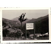 FOTO ANNI '50 - SIGNORA A CAPRAUNA CUNEO - TRATTORIA DEI CACCIATORI
