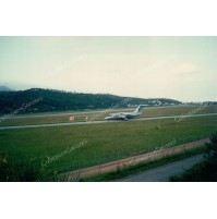 FOTO ANNI 90 - JET PRIVATO IN AEROPORTO DI VILLANOVA D'ALBENGA FORMULA 1 -