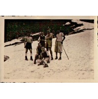 FOTO CON ALPINISTI SCALATORI IN MONTAGNA 1940ca - 