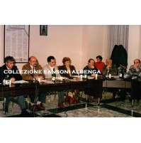 FOTO CONSIGLIO COMUNALE DI CERIALE - SAVONA -  1980ca C7-294