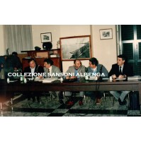 FOTO CONSIGLIO COMUNALE DI CERIALE - SAVONA -  1980ca C7-296