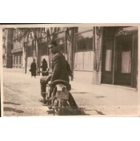 FOTO DEL 1910/20 - MOTO MOTOCICLETTA D'EPOCA - 