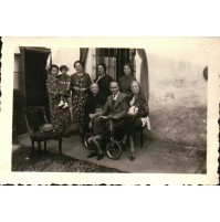 FOTO DEL 1936 - FAMIGLIA NELLA CITTADINA DI CORTEOLONA PAVIA 