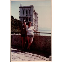 FOTO DEL 1963 - MADRE E FIGLIA IN FRANCIA - MONACO ?