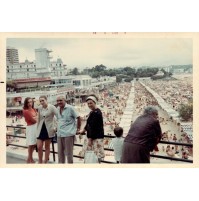 FOTO DEL 1969 - FAMIGLIA ITALIANA IN VACANZA A BARCELLONA - SPAGNA SPAIN ESPANA