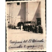 FOTO DEL 6 GIUGNO 1933 - CANNOBIO PROCESSIONE DEL S.S. MIRACOLO - VERBANO CUSIO 