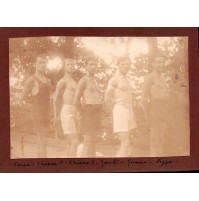FOTO DEl 1916 - RAGAZZI IN SPORTIVI A CEREA TORINO 