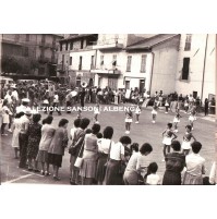 FOTO VINTAGE -  MANIFESTAZIONE A VILLANOVA D'ALBENGA -  1970ca  - C7-324