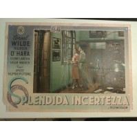 FOTOBUSTA CINEMA SPLENDIDA INCERTEZZA ENIC 1949 CORNEL WILDE MAUREEN O' HARA