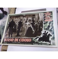 FOTOBUSTA CINEMATOGRAFICA NASO DI CUOIO GENTILUOMO D'AMORE RKO Y. ALLEGRET 1952