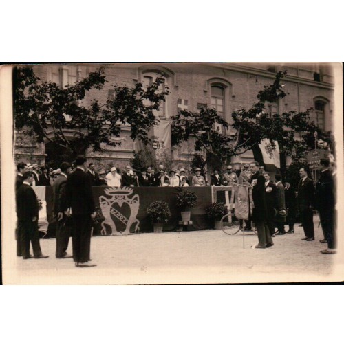 FOTOGRAFIA 1926 MANIFESTAZIONE UFFICIALI REGIO ESERCITO A ROMA C4-730